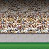 Beistle Stadium Insta-Theme Backdrop Set – 2-Piece Plastic Photo Wall Background with Upper and Lower Deck Stadium Scene for Sports Parties, Tailgates and Football Game Day Events 8′ x 30′ total