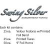 Beistle Swing Silver Assorted for 50