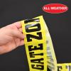 Beistle Tailgate Zone Party Tape 4 Piece, 3″ x 20′, Yellow/Black