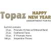 Beistle Topaz Happy New Year Assorted for 50