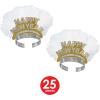 Beistle Topaz Happy New Year Assorted for 50