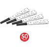 Beistle Tuxedo New Year’s Eve Assortment For 50 People – NYE Party Supplies – Hats, Tiaras, Horns, Beads, Black/White