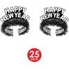 Beistle Tuxedo New Year’s Eve Assortment For 50 People – NYE Party Supplies – Hats, Tiaras, Horns, Beads, Black/White