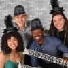 Beistle Unisex 12 Piece Midnight New Year’s Hats,(Black)