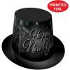 Beistle Unisex 12 Piece Midnight New Year’s Hats,(Black)