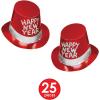 Beistle Unixex-Adult New Years(Red/Silver/White)