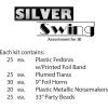 Beistle Unixex-Adult New Years(Silver/Black)