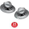Beistle Unixex-Adult New Years(Silver/Black)
