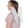 Beistle White Fairy Wings – 2 Pack, Small Lightweight Nylon Butterfly Costume Wings with Elastic Straps, Fantasy Cosplay Accessories for Halloween, Fairy Dress-Up Parties and Events, 14.5” x 16”(Nylon Fairy Wings – White)