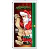 Beistle Winter Door Cover(Santa Restroom)