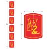Beistle Year of The Snake Stringers, 6′ 6″, Multi