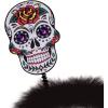 Day of The Dead Sugar Skull Headbands, Multicolored Pack of 3