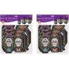 Day of The Dead Sugar Skull Paper Lanterns, Multicolored Pack of 2