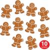 Decorative Mini Gingerbread Cutouts(10 piece)