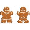 Decorative Mini Gingerbread Cutouts(60 piece)