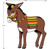 Donkey Game (mask & 12 tails included) Party Accessory  (1 count) (1/Pkg)(1 (Pack of 2))