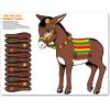 Donkey Game (mask & 12 tails included) Party Accessory  (1 count) (1/Pkg)(6)