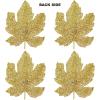 Glittered Fall Leaves Pack of 2