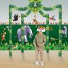 Jungle Trees Photo Backdrop(Jungle Foliage – 2 Piece)