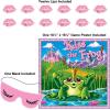 Kiss The Frog Party Game (mask & 12 lips included) Party Accessory (1 count) (1/Pkg)(1)