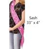 Mom To Be Satin Sash Party Accessory (1 count) (1/Pkg)(Pink)