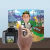 Oktoberfest Photo Prop (1 side male; other side female) Party Accessory (1 count) (1/Pkg)(Oktoberfest – 2 Piece)