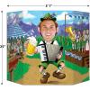 Oktoberfest Photo Prop (1 side male; other side female) Party Accessory (1 count) (1/Pkg)(Oktoberfest – 2 Piece)