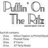 Puttin’ On The Ritz Asst for 50 Party Accessory (1 count)