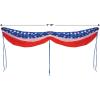 Stars & Stripes Fabric Bunting – 5 feet 10 inch