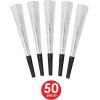 The Silver Top Hat Asst for 50 Party Accessory (1 count)