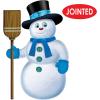 White Jointed Snowman