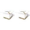 Beistle , 2 Piece Grad Cap Card Boxes, 8.5″ x 8.5″