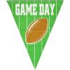 Beistle , 3 Piece Game Day Football Pennant Banners, 11” x 12′(1)