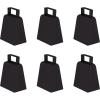 Beistle 2 Piece 4″ Metal Cow Print Cowbells, Animal Theme, Noisemakers For Football Games and Sporting Events, Celebrating With You Since 1900(Black)