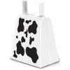 Beistle 2 Piece 4″ Metal Cow Print Cowbells, Animal Theme, Noisemakers For Football Games and Sporting Events, Celebrating With You Since 1900(Cow Print)