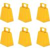 Beistle 2 Piece 4″ Metal Cow Print Cowbells, Animal Theme, Noisemakers For Football Games and Sporting Events, Celebrating With You Since 1900(Yellow)