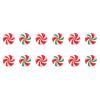 Beistle 2 Piece Cardstock Paper Peppermint Candies Banners – Christmas Party Decorations For Gingerbread Theme Holiday Décor