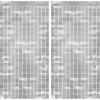Beistle 2 Piece Metallic Plastic Square Fringed Photo Backdrop Curtains for Birthday Party, Wedding Reception, Graduation Celebration, Baby Theme, Bridal Shower Decorations