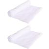 Beistle 2 Piece Novelty Polyester Indoor Artificial Snow Blankets for Holiday Christmas Décor Winter Village Decorations, 32″ x 40″, White