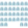 Beistle 2 Sheets (32 Pieces) Reindeer Footprints Wall Clings Festive Christmas Decorations for The Winter Season, Made in USA Since 1900, 17″ x 12″, Light Blue/White
