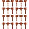 Beistle 24-Pack Football Clappers for Party Favors, 7-Inch,Brown/White(24 Piece)