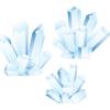 Beistle 3 Piece 28″ – 38″ Cardboard Winter Wonderland Prom Decorations, Ice Crystal Photo Props Party Decor, Easels Attached