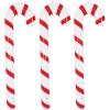 Beistle 3 Piece 33.5″ Vinyl Hanging Inflatable Candy Canes for Christmas Decorations, Indoor Outdoor Blow Up Holiday Decor