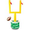 Beistle 3 Piece Novelty Inflatable Goal Post Drink Coolers with Football Decorations Game Day Party Beverage Holders, 74″ x 28″, Green/Yellow/White/Brown/Orange(Goal Post Cooler w/Football)