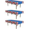 Beistle 3 Piece Plastic Rectangular International World Country Flags Tablecovers For Soccer Sports Theme and Futbol Events, Celebrating With You Since 1900