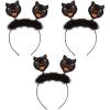 Beistle 3 Piece Retro Vintage Halloween Cat Bopper Headbands Spooky Party Favors Supplies And Costume Accessories