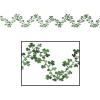 Beistle 30662-G Gleam ‘N Flex Shamrock Garland, 25-Feet(Green)