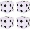 Beistle 4 Piece 15″ Large Inflatable Dice for Casino Themed Party Decorations