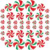 Beistle 40 Piece Cardstock Paper Peppermint Candies Cut Outs For Christmas Party Holiday Bulletin Board Classroom Candy Theme Wall Decorations