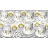 Beistle 50-Person New Year’s Eve Party Pack, White & Gold NYE Tophats, Feathered Tiaras, Necklaces, & Horns, New Years Decor, Celebration Assortments
